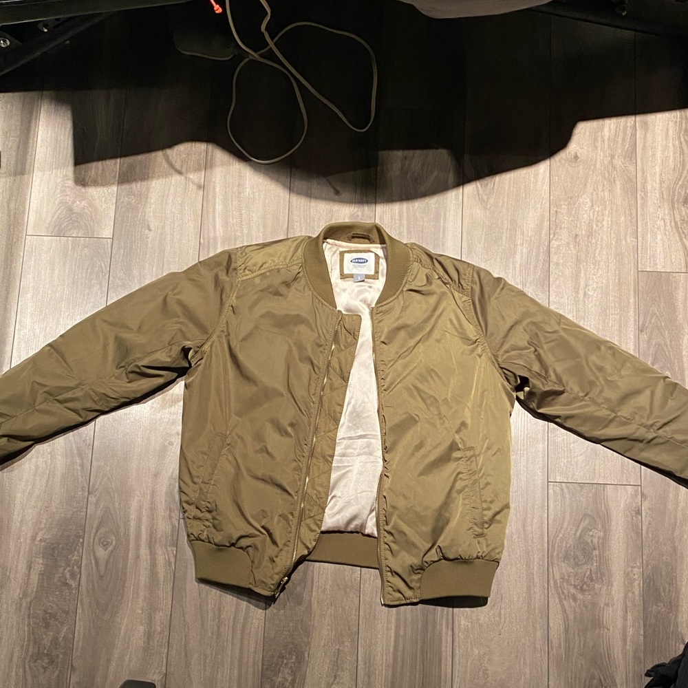 Kaki bomber jacket